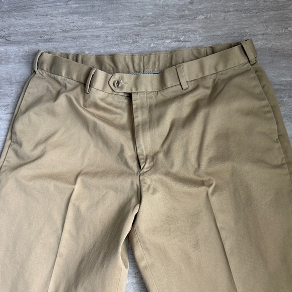 Perry Ellis Portfolio mens tan pants - Picture 2 of 4